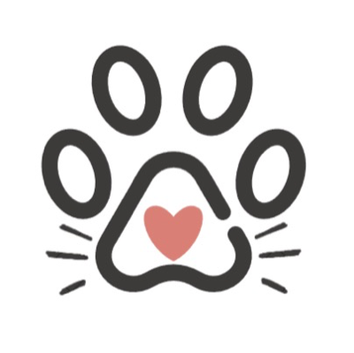 Paw & Whisker logo — a paw print with a heart and whiskers